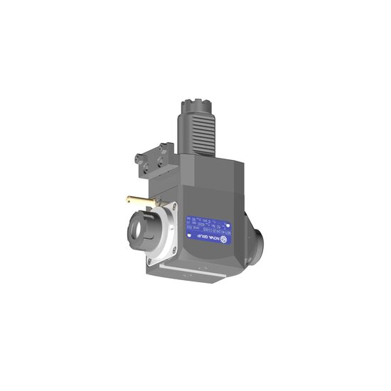 VDI 40, angular tool holder, coupling TOEM, with 80bar internal cooling