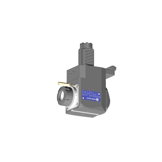 VDI 40, angular tool holder, coupling TOEM, with internal cooling