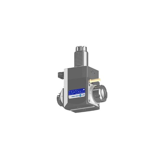 VDI 40, angular tool holder, coupling TOEM, with 80bar internal cooling