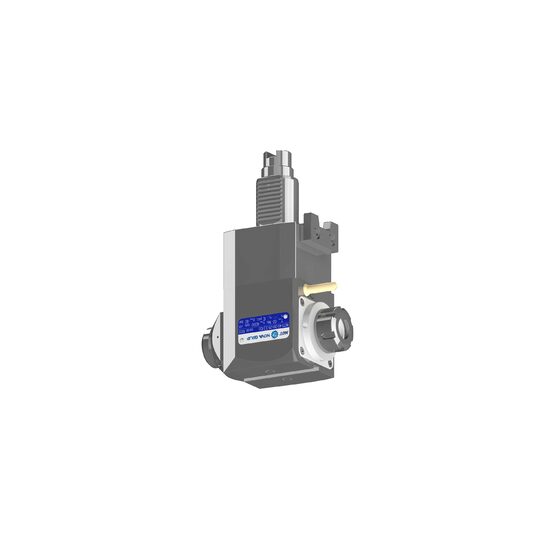 VDI 40, angular tool holder, coupling DOG CLUTCH, with 80bar internal cooling