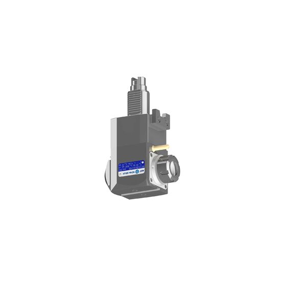 VDI 40, angular tool holder, coupling DOG CLUTCH, with internal cooling