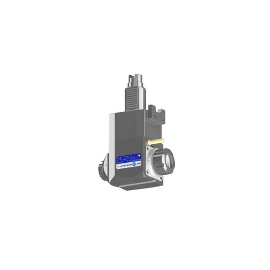 VDI 40, angular tool holder, coupling DOG CLUTCH, with 80bar internal cooling
