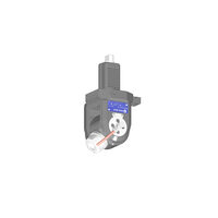 VDI 50, variable angle tool holder, coupling DIN 1809, with internal cooling