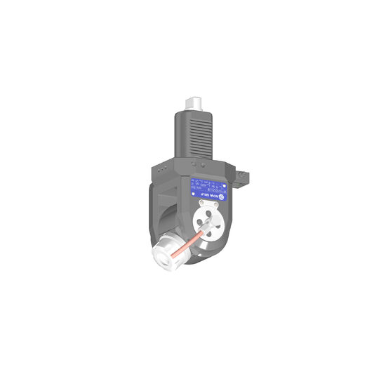VDI 50, variable angle tool holder, coupling DIN 1809, with internal cooling