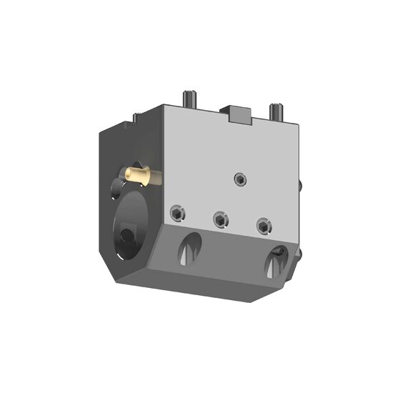 Boring bar holder, with internal coolant supply, DOOSAN