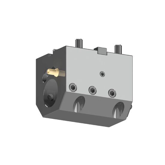 Boring bar holder, with internal coolant supply, DOOSAN