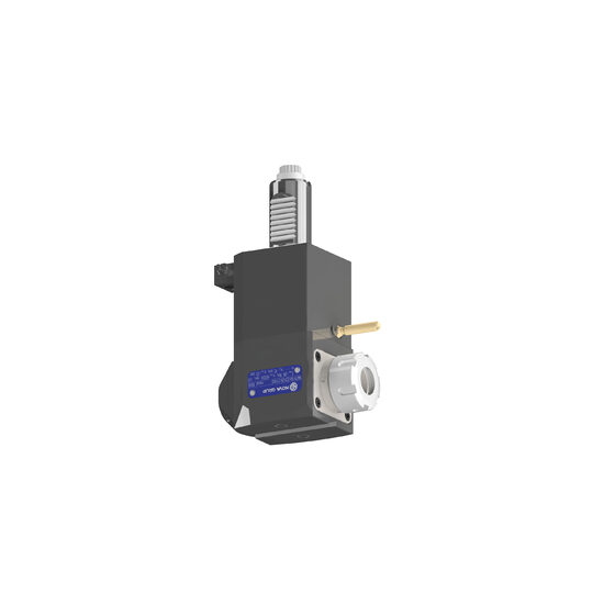 VDI 30, angular tool holder, coupling DIN 5480, with internal cooling