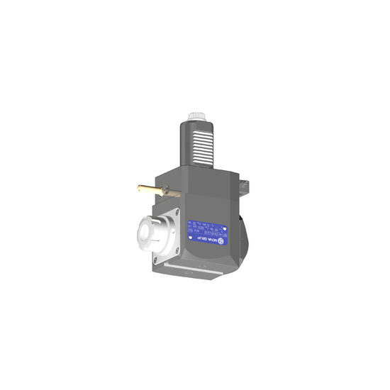 VDI 40, angular tool holder, coupling DIN 5480, with internal cooling