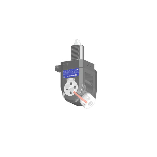 VDI 40, variable angle tool holder, coupling DIN 1809, with internal cooling