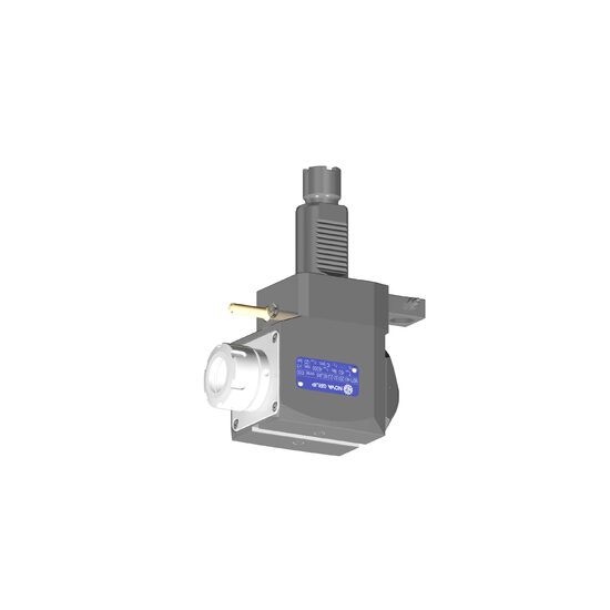 VDI 40, angular tool holder, coupling Okuma, with internal cooling, same rotation