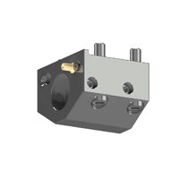Boring bar holder, with internal coolant supply, HAAS