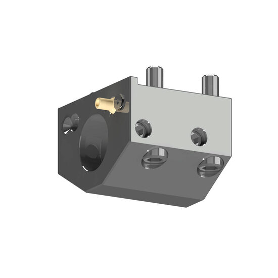 Boring bar holder, with internal coolant supply, HAAS