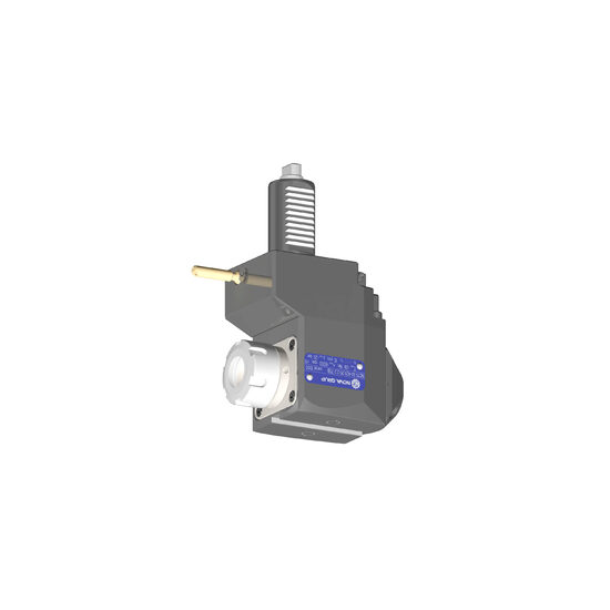 VDI 30, angular&offset tool holder, coupling FLAT(~DIN 1809), with internal cooling