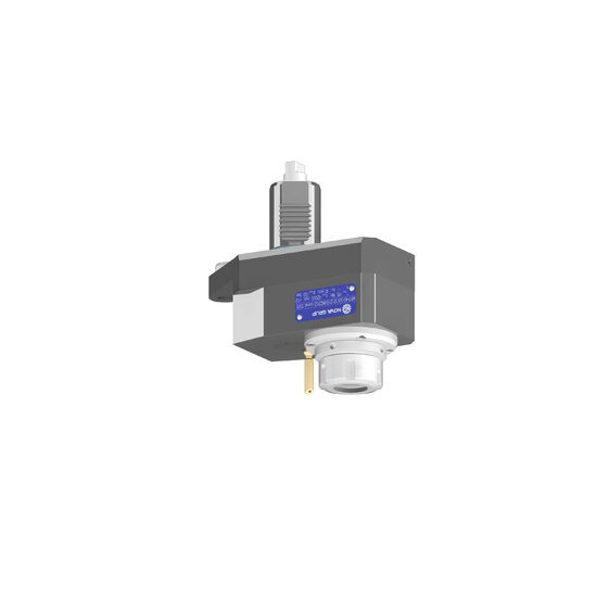 VDI 40, straight&offset tool holder, coupling FLAT(~DIN 1809), with internal cooling, speed amplifier
