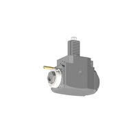VDI 30, angular tool holder, coupling DIN 5482, with internal cooling with Tapered roller bearings