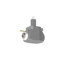 VDI 30, angular tool holder, coupling DIN 1809, no internal cooling with Tapered roller bearings