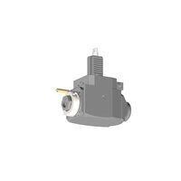 VDI 30, angular tool holder, coupling DIN 1809, with 80bar internal cooling with Tapered roller bearings