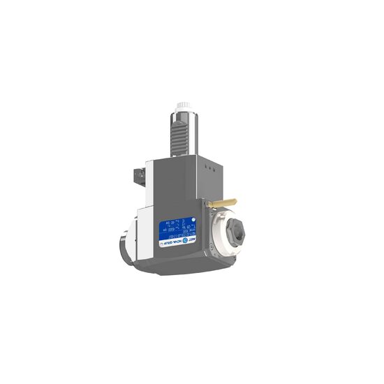 VDI 30, angular tool holder, coupling DIN 5480, with 80bar internal cooling with Tapered roller bearings