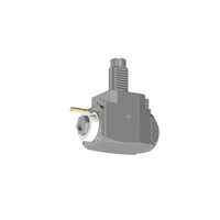 VDI 30, angular tool holder, coupling TOEM, no internal cooling with Tapered roller bearings