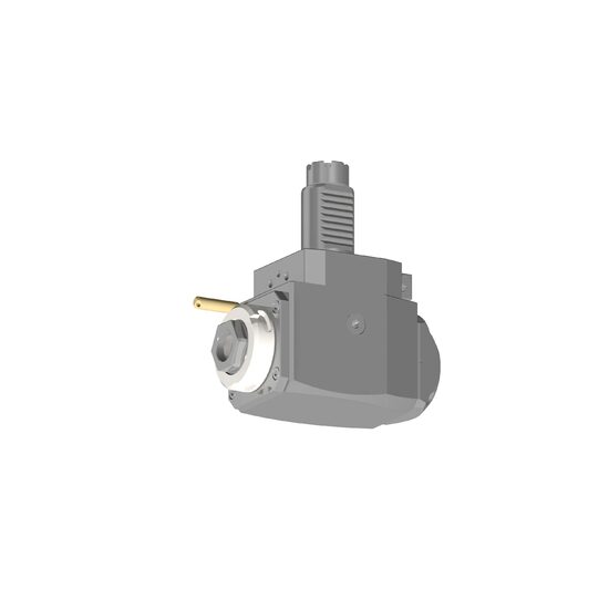 VDI 30, angular tool holder, coupling TOEM, with internal cooling with Tapered roller bearings