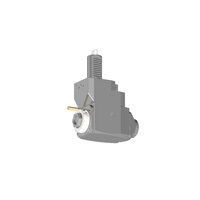 VDI 30, angular&offset tool holder, coupling FLAT(~DIN 1809), with 80bar internal cooling with Tapered roller bearings