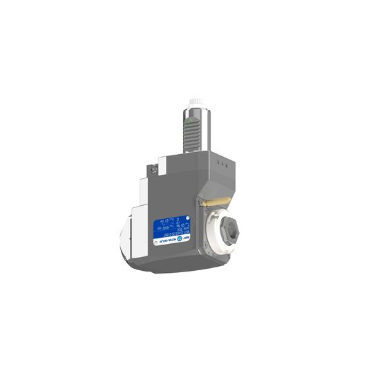 VDI 30, angular&offset tool holder, coupling DIN 5480, with internal cooling with Tapered roller bearings