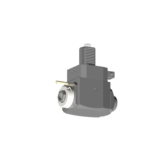 VDI 40, angular tool holder, coupling DIN 5482, with 80bar internal cooling, with tapered roller bearings