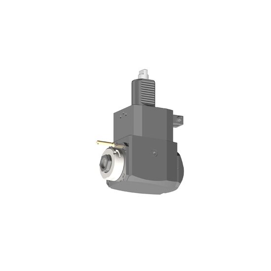 VDI 40, angular tool holder, coupling DIN 1809, no internal cooling, with tapered roller bearings