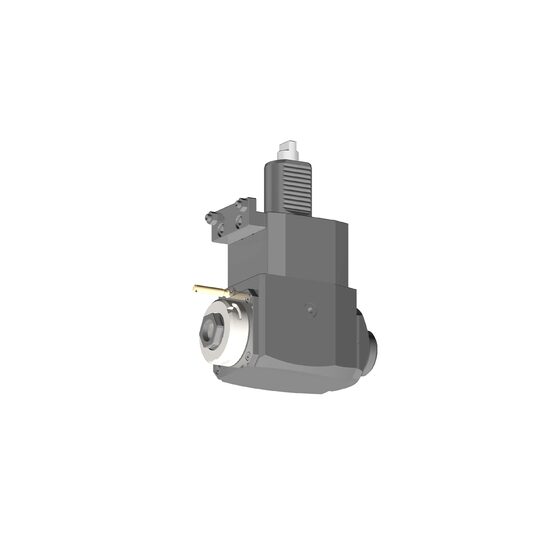 VDI 40, angular tool holder, coupling DIN 1809, with 80bar internal cooling, with tapered roller bearings