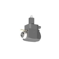 VDI 40, angular tool holder, coupling DIN 1809, with internal cooling, with tapered roller bearings
