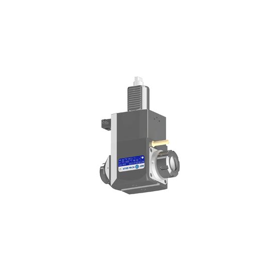 VDI 40, angular tool holder, coupling DIN 1809, with 80bar internal cooling, with tapered roller bearings