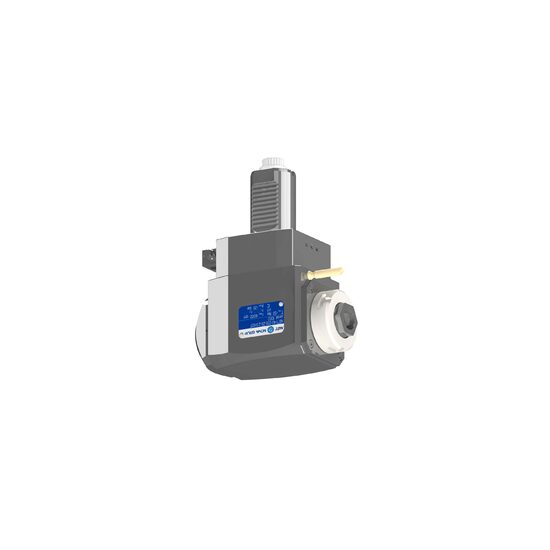 VDI 40, angular tool holder, coupling DIN 5480, with internal cooling, with tapered roller bearings