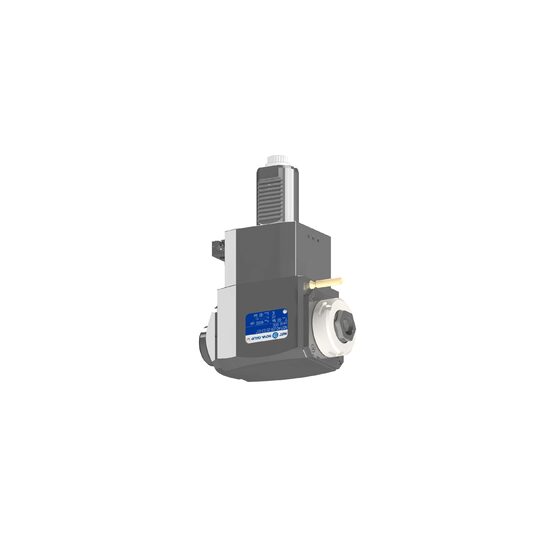 VDI 40, angular tool holder, coupling DIN 5480, with 80bar internal cooling, with tapered roller bearings