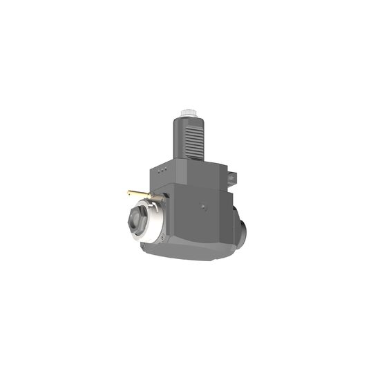 VDI 40, angular tool holder, coupling DIN 5480, with 80bar internal cooling, with tapered roller bearings