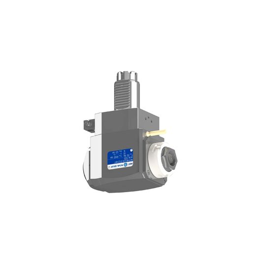VDI 40, angular tool holder, coupling TOEM, with internal cooling, with tapered roller bearings