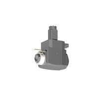 VDI 40, angular tool holder, coupling TOEM, with internal cooling, with tapered roller bearings