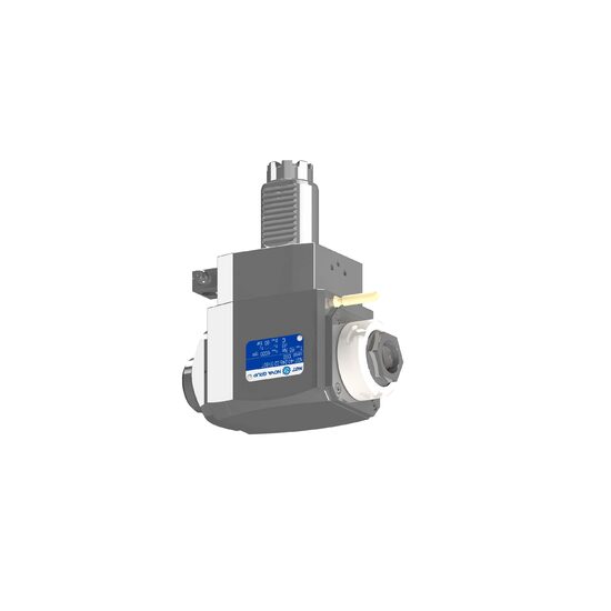 VDI 40, angular tool holder, coupling TOEM, with 80bar internal cooling, with tapered roller bearings