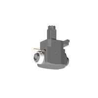 VDI 40, angular tool holder, coupling TOEM, with 80bar internal cooling, with tapered roller bearings