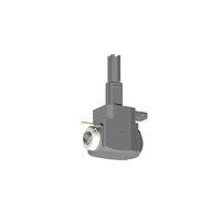 VDI 40, angular tool holder, coupling HAAS, with internal cooling, with tapered roller bearings