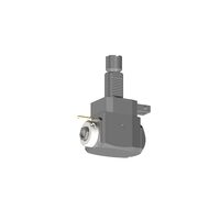 VDI 40, angular tool holder, coupling Okuma, with internal cooling, with tapered roller bearings