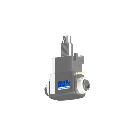 VDI 40, angular tool holder, coupling DOG CLUTCH, with 80bar internal cooling, with tapered roller bearings