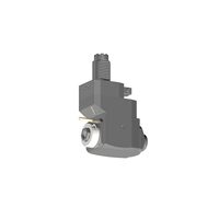VDI 40. angular&offset tool holder. coupling TOEM. with 80bar internal cooling. with tapered roller bearings