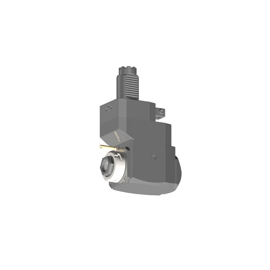 VDI 40, angular&offset tool holder, coupling TOEM, with internal cooling, with tapered roller bearings