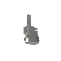 VDI 40, angular&offset tool holder, coupling HAAS, with internal cooling, with tapered roller bearings