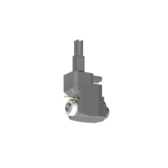 VDI 40, angular&offset tool holder, coupling HAAS, with 80bar internal cooling, with tapered roller bearings