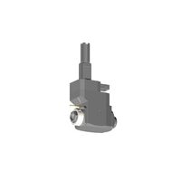 VDI 40, angular&offset tool holder, coupling HAAS, with 80bar internal cooling, with tapered roller bearings