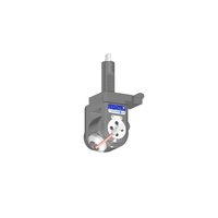 VDI 30, variable angle tool holder, coupling FLAT(~DIN 1809), with internal cooling