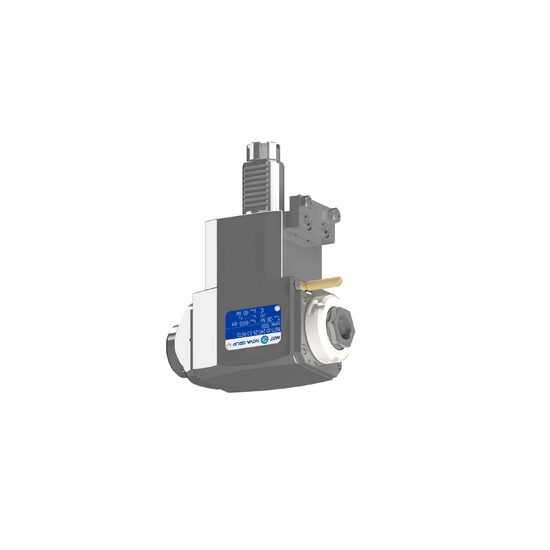 VDI 30. angular tool holder. coupling TOEM. with 80bar internal cooling. with tapered roller bearings