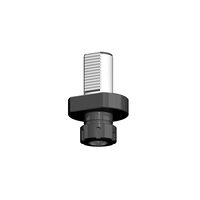 ER Collet chuck for ER Collets according to DIN 6499/B. ER Type. with internal coolant supply. Form E4 DIN 69880