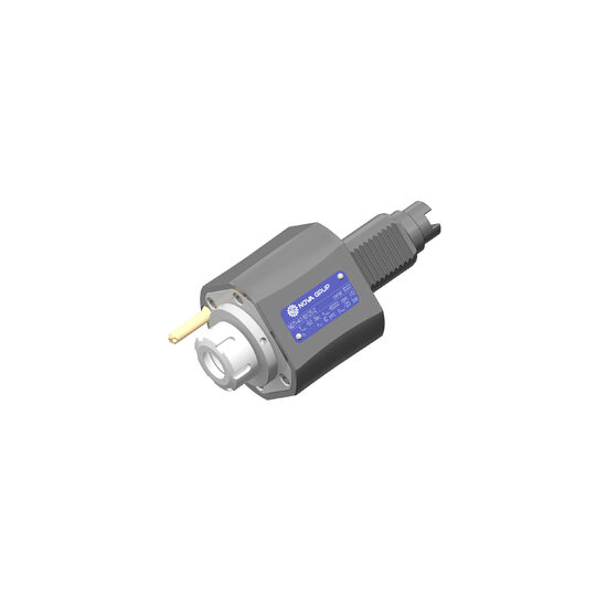 VDI 40, straight tool holder, coupling DOG CLUTCH, with internal cooling